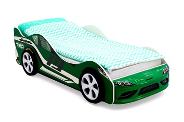 Кровать-машина Супра зеленая в Красноярске