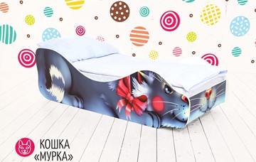 Детская кровать-зверёнок Кошка-Мурка в Норильске