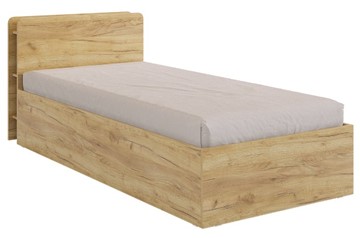 Кроватка с основанием Юниор 90х200 (дуб крафт золотой) в Норильске