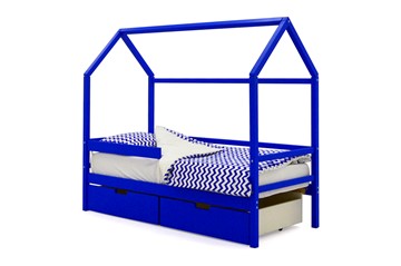 Кровать-домик в детскую Svogen синий в Норильске