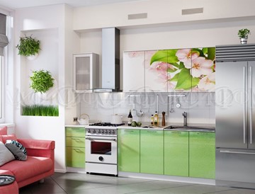 Кухонный гарнитур фотопечать Яблоневый цвет 2,0 в Норильске