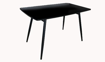 Стеклянный обеденный стол Брик, черный в Норильске