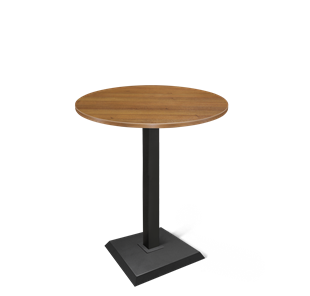 Барный стол SHT-TU5-BS2/H110 / SHT-TT 80 ЛДСП (орех/черный) в Норильске