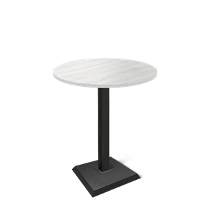 Маленький обеденный стол SHT-TU5-BS2/H110 / SHT-TT 80 ЛДСП (сосна касцина/черный) в Норильске