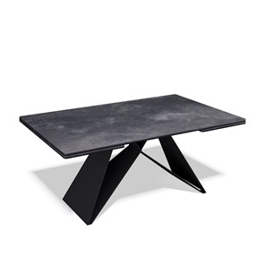 Керамический кухонный стол KB1400, черный/керамика черная в Норильске