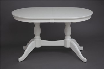 Кухонный стол раздвижной Лилия-1300 (слоновая кость) 78,5x82x130+35 в Красноярске