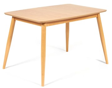 Кухонный стол раздвижной Pavillion (Павильон) бук/мдф 80x120+40x75, Натуральный арт.13982 в Норильске