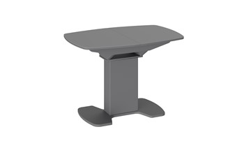 Стеклянный обеденный стол Портофино (СМ(ТД)-105.01.11(1)), цвет Серое/Стекло серое матовое LUX в Норильске