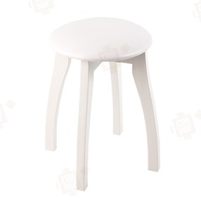 Обеденный стул Луго, аттика белый, каркас массив белый в Норильске