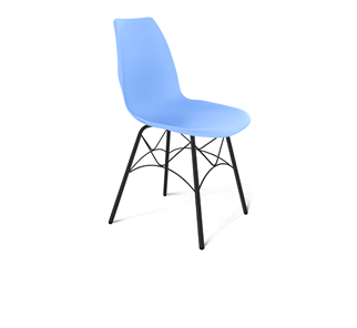 Кухонный стул SHT-ST29/S107 (голубой pan 278/черный муар) в Норильске
