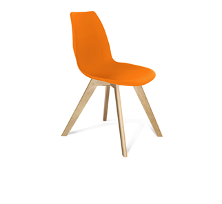 Кухонный стул SHT-ST29/S39 (оранжевый ral2003/прозрачный лак) в Норильске