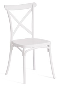 Обеденный стул CROSS (mod. PL24) 48х58х89 White (белый) 11954 арт.20052 в Норильске