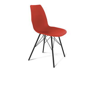 Обеденный стул SHT-ST29/S37 (красный ral 3020/черный муар) в Норильске