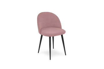 Обеденный стул Brendoss Лайт розовый черные ножки в Норильске