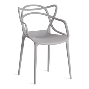 Обеденный стул Cat Chair (mod.028) пластик, 54,5*56*84 серый, арт.13276 в Норильске