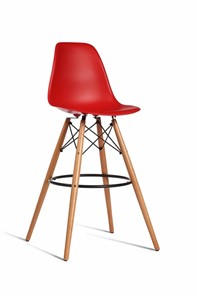 Барный стул DSL 110 Wood bar (красный) в Норильске