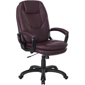 Кресло офисное Brabix Premium Trend EX-568 (экокожа, коричневое) 532101 в Красноярске