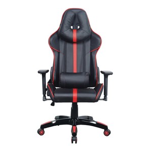 Офисное кресло Brabix GT Carbon GM-120 (две подушки, экокожа, черное/красное) 531931 в Красноярске