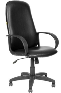 Кресло компьютерное CHAIRMAN 279, экокожа, цвет черный в Норильске