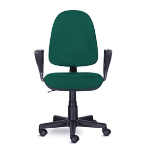 Компьютерное кресло Brabix Prestige Ergo MG-311 (регулируемая эргономичная спинка, ткань,черно-зеленое) 532421 в Красноярске