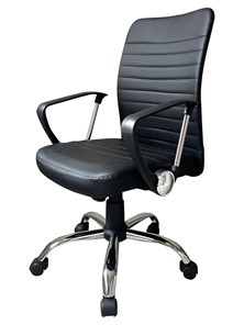 Кресло компьютерное С 161 W черный в Норильске