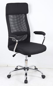 Кресло компьютерное VASSA BLACK (чёрный) в Норильске