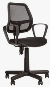 Компьютерное кресло ALFA GTP (PM60) ткань ZESTA/сетка черный в Красноярске