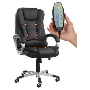 Офисное кресло Brabix BRABIX "Comfort MS-003", 6 массажных модулей, экокожа, черное, 532521 в Норильске