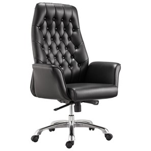 Офисное кресло BRABIX PREMIUM "Legacy EX-750", синхромеханизм, алюминий, экокожа, черное, 532492 в Норильске
