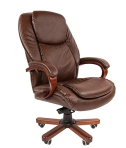 Офисное кресло CHAIRMAN 408, коричневый в Норильске