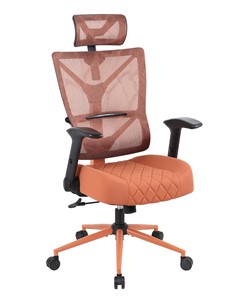 Кресло CHAIRMAN CH566 сетчатый акрил оранжевый / полиэстер оранжевый в Норильске