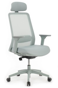 Кресло офисное Design WORK W-218C, Голубой в Норильске