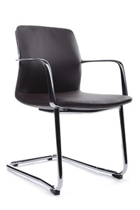 Кресло для офиса Plaza-SF (FK004-С11), темно-коричневый в Норильске