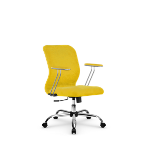 Офисное кресло SU-Mr-4/подл.078/осн.003 желтый в Красноярске