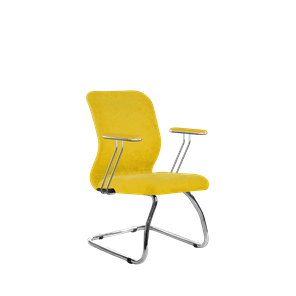 Кресло офисное SU-Mr-4/подл.078/осн.007 желтый в Норильске