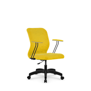 Офисное кресло SU-Mr-4/подл.079/осн.005 желтый в Красноярске