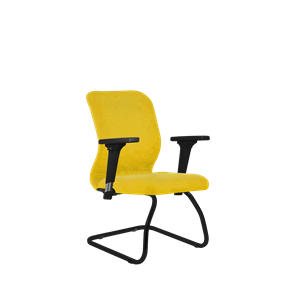 Кресло компьютерное SU-Mr-4/подл.200/осн.008 желтый в Красноярске