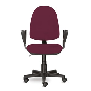 Кресло офисное Brabix Prestige Ergo MG-311 (регулируемая эргономичная спинка, ткань, бордовое) 532422 в Норильске