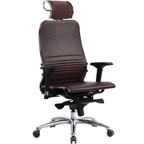 Кресло офисное Метта Samurai K-3.04 темно-бордовый в Норильске