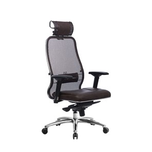 Кресло офисное Samurai SL-3.04, темно-коричневый в Норильске