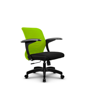 Кресло SU-M-4/подл.160/осн.001, Зеленый/Черный в Красноярске