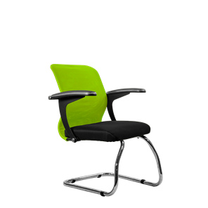 Офисный стул SU-M-4/подл.160/осн.007, Зеленый/Черный в Норильске