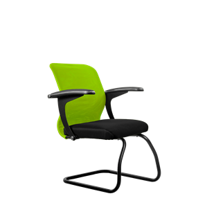 Офисный стул SU-M-4/подл.160/осн.008, Зеленый/Черный в Норильске