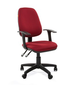 Кресло компьютерное CHAIRMAN 661 Ткань стандарт 15-11 красная в Норильске