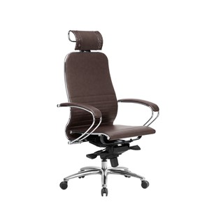 Кресло офисное Samurai K-2.04 темно-коричневый в Норильске