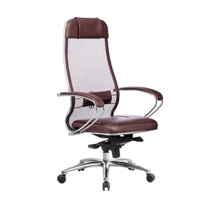 Офисное кресло Samurai SL-1.04, темно-бордовый в Норильске