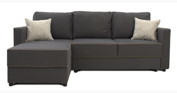 Угловой диван Jordan (Uno grey+Atrium01+Uno cottun) в Норильске