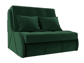 Прямой диван Риттэр 100, Зеленый (велюр) в Норильске