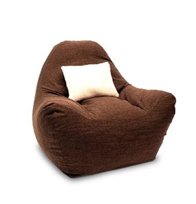 Кресло-мешок Эдем, рогожка орион, коричневый в Красноярске