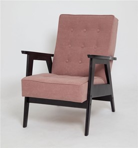 Кресло Ретро (венге / RS 12 - розовый) в Норильске